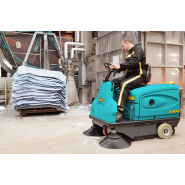 Balayeuse autoportée Rider 1201 EB - idéale pour grandes surfaces, largeur 1210 mm, bac 85L_2