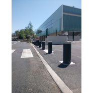 Borne escamotable automatique, d'un diamètre de 219 mm et d'une épaisseur de 4 mm, idéale pour la réservation efficace d'espace - ba219_2