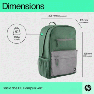 Sac à  dos HP Campus (vert)_2