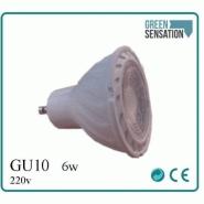 Spot LED GU10 blanc neutre 4500K - Encastrable 6W 220V avec 24 LED haute intensité_2