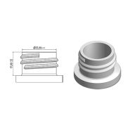 S00590069a20n0102050 - bouteilles en plastique - Plastif Lac Lejeune - 1100 ml PEHD blanc avec goulot 28/410_2