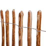 Vidaxl clôture à piquets bois de noisetier 120x250 cm 43142_2