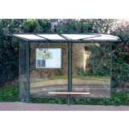 Abri métallique design de 3 mètres - Gamme standard avec toiture rectangulaire monobloc_2