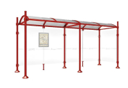 Abri Province - Structure en aluminium avec voûte en polycarbonate anti-UV - Fabrication Française_2