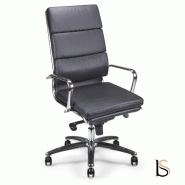 Fauteuil de Direction ETAN H - ACT' - cuir noir_2