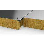 Panneau sandwich de bardage isolant mural à fixation apparente - Promirock® V Acoustic_2