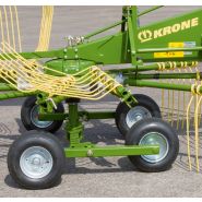 Andaineur Krone avec bras porte-dents repliables pour un transport facile