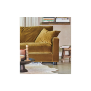 Canapé 2 places Beausset 186 cm - Home Spirit - Confort plumes et structure en hêtre_2