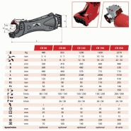 Cisaille de démolition série CR 50 à CR 1000 - Châssis robuste et rotation hydraulique 360°_2