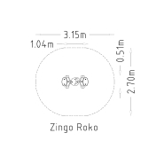 Jeu sur ressort Roko - réf 8019881 - Hags - Vert - Scellement béton_2