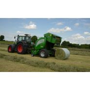 F5600 plus - presse à balle ronde avec système de liage par film - mc hale - poids 3850 kg_2