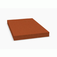 Caisson mobile avec coussin - MDD - Blanc, Orange_2