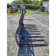 Fourche d'ensilage Sonarol - largeur 2,4 m - attelage boulonné - 9 dents_2