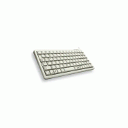 G84-4100 compact keyboard clavier filaire miniature, usb/ps2, gris clair, azerty - fr_2