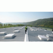 Lanterneau ponctuel ecobac 160 tc / sur embase en polyester / avec protection solaire_2