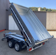 Remorque benne - électrique + manuelle - martz kipper 300/2 - 3,04 x 1,53 m - 3000 kg_2