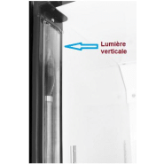 Vitrine réfrigérée murale pour boissons en 1 porte - capacité 360 litres - r290 gaz écologique_2