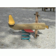 Avion Bois sur ressort_2