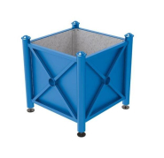 Bac à Palmier Province - Disponible en plusieurs dimensions avec habillage en tôle d'acier galvanisé et 4 types de pommeaux_2