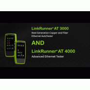 LRAT-4000 - Testeur de réseaux fibre et cuivre LinkRunner netAlly AT 4000 avec écran tactile et validation 10 Gbit/s_2