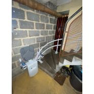 Monte-escalier double-rail confortable, idéal pour les escaliers avec des virages, de avec un siège ergonomique entièrement réglable - C2000 (CURVE)_2