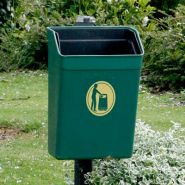 Trimline 25 - poubelle publique - Glasdon - 25 litres - Duraplus_2