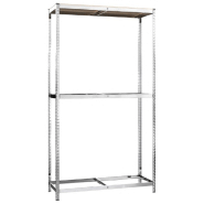 Vidaxl porte-pneus à 2 niveaux 4 pcs argenté 110x40x180 cm acier 3154233_2