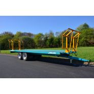 Remorque plateau agricole SP 9004 - Golpais - longueur de caisse 9000 mm - PTAC 17000 kg - plateau semi-porté avec flèche réglable_2