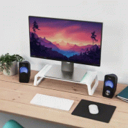 Trust 25351 support d'écran plat pour bureau Transparent, Blanc_2