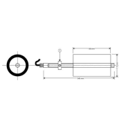 Détecteur inductif de vitesse avec option de fixation magnétique