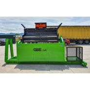 Crible stationnaire électrique avec grille réglable et rendement élevé