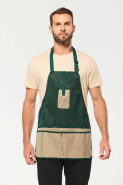 Tablier de jardinier imperméable écoresponsable unisexe - Réf: WK840 - 100% polyester recyclé - 7 poches_2