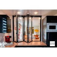 Verrière accordéon sur mesure, en version coulissante ultra contemporaine_2