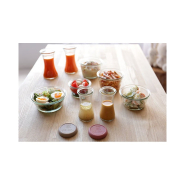Bocaux en verre WECK bobine 110 ml Ø 40mm avec couvercle et joints - WN000029_2