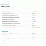 Pinces multi grab IMG 1200L - Indeco Ind. Spa - pour tri, démolition, manutention et chargement_2