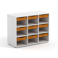 Armoire 9 bacs VICTOIRE pour crèches, écoles primaires, collèges H-80 - Réf SKVICT 09 - BIOLAB_2