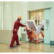 Nacelle à poussée manuelle - élévation verticale - AWP - Hauteur de travail 8m à 12m - Capacité 150kg_2