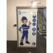 Panneau de signalisation homme de sécurité_2