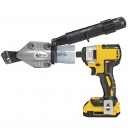 Turboshear - Cisaille portable adaptable pour métal ondulé et panneaux de toiture_2
