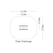 Équipement de fitness extérieur pour rééducation et remise en forme - Gym Step Challenge - 8061223 - Hags, marches larges et faible impact_2