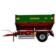R 35 tsga benne agricole à simple essieu - romsan - capacité 3500 kg_2
