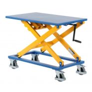 Tables élévatrices mobiles - levée hydraulique - avec clapet de décharge et certificat CE_2