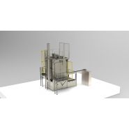 Tunnel de traitement thermique à balancelles - grands volumes, turbo-convection, conformités AMS 2750D, Nadcap, ATEX_2