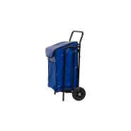 Chariot distribution publicité pliable 2 piles 2 roues -Référence : TR03-01_2