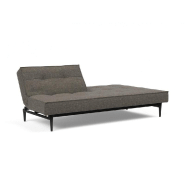 Canapé-lit convertible Innovation Living Splitback Styletto - 115x210 cm - Pieds chêne noir - Tissu Flashtex Dark Grey_2