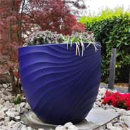 Pot léger en polyéthylène recyclable - Insensible au gel, à la chaleur et aux UV - AHO_2