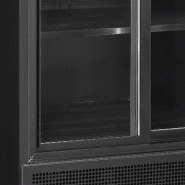 Vitrine réfrigérée FSC891S Black- 2 portes TEFCOLD_2
