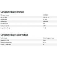 Groupe électrogène HX 6000 TB UK C5 - Kohler - Gamme INTENS - Puissance max 5,60 kW - 230 V - 50 Hz_2