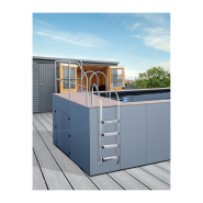 Piscine Détente hors sol  de 7 m² - 4,95m x 2,45m - PISCINES ET BASSINS_2