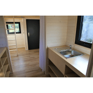 Tiny house Lugano Quadrapol 19,5 m² - avec mezzanine, toit en bac acier et cuisine en chêne massif_2